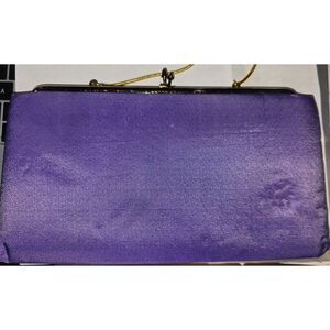 Purple Vintage Clutch with inner pocket